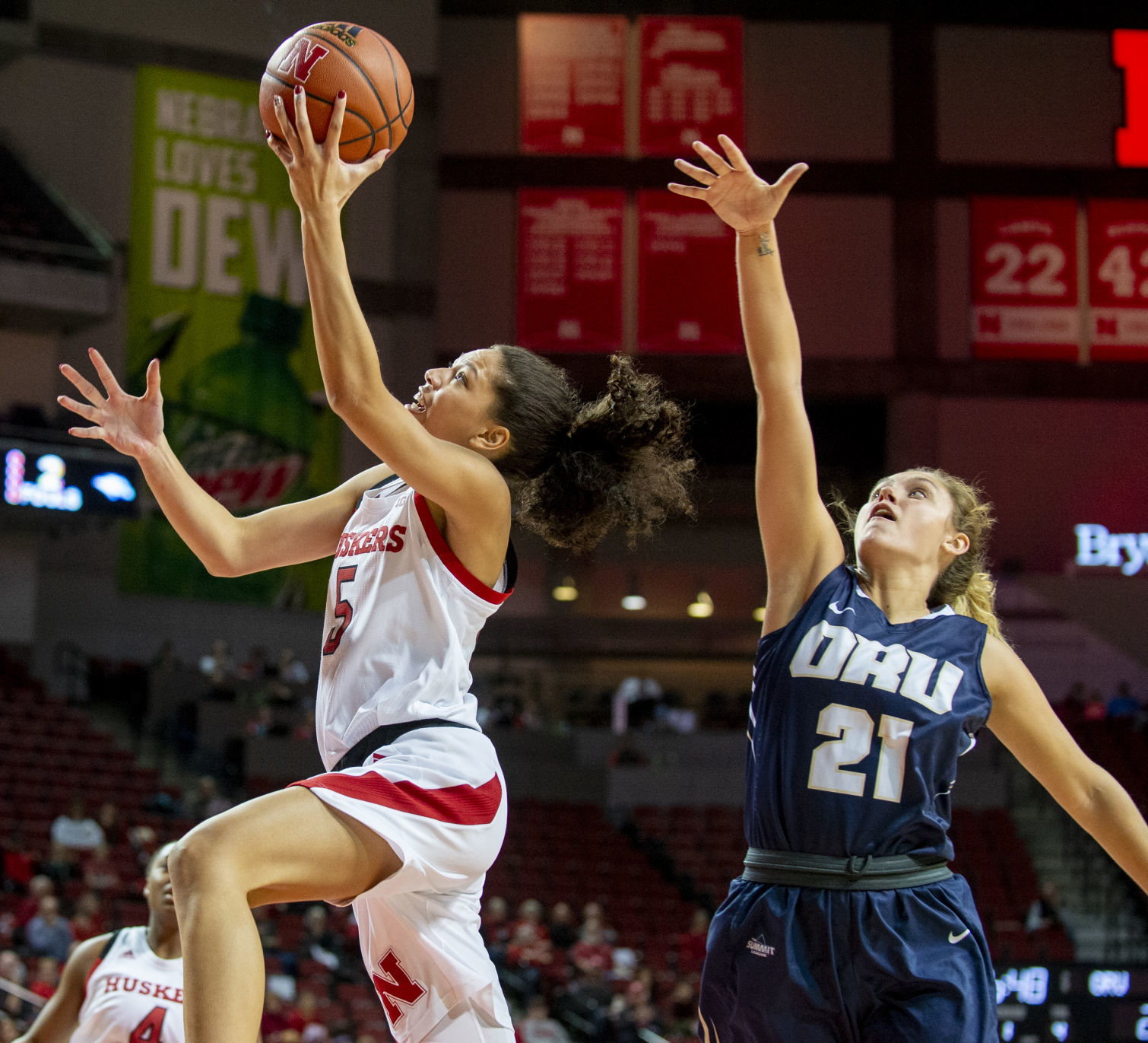 Nebraska women vs. Oral Roberts, 12.14